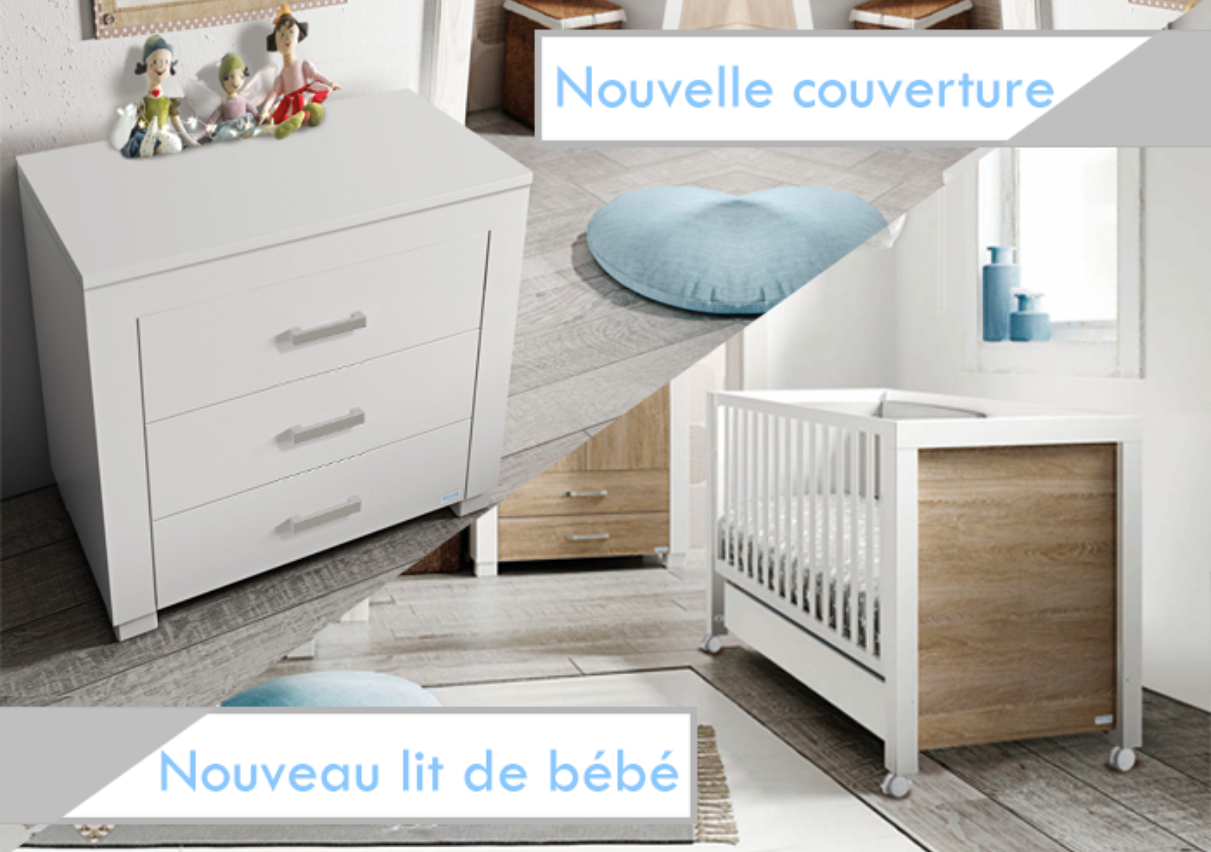 Collection DUKE: Nouvelle lit de bébé et nouvelle couverture 8571 Micuna tienda online