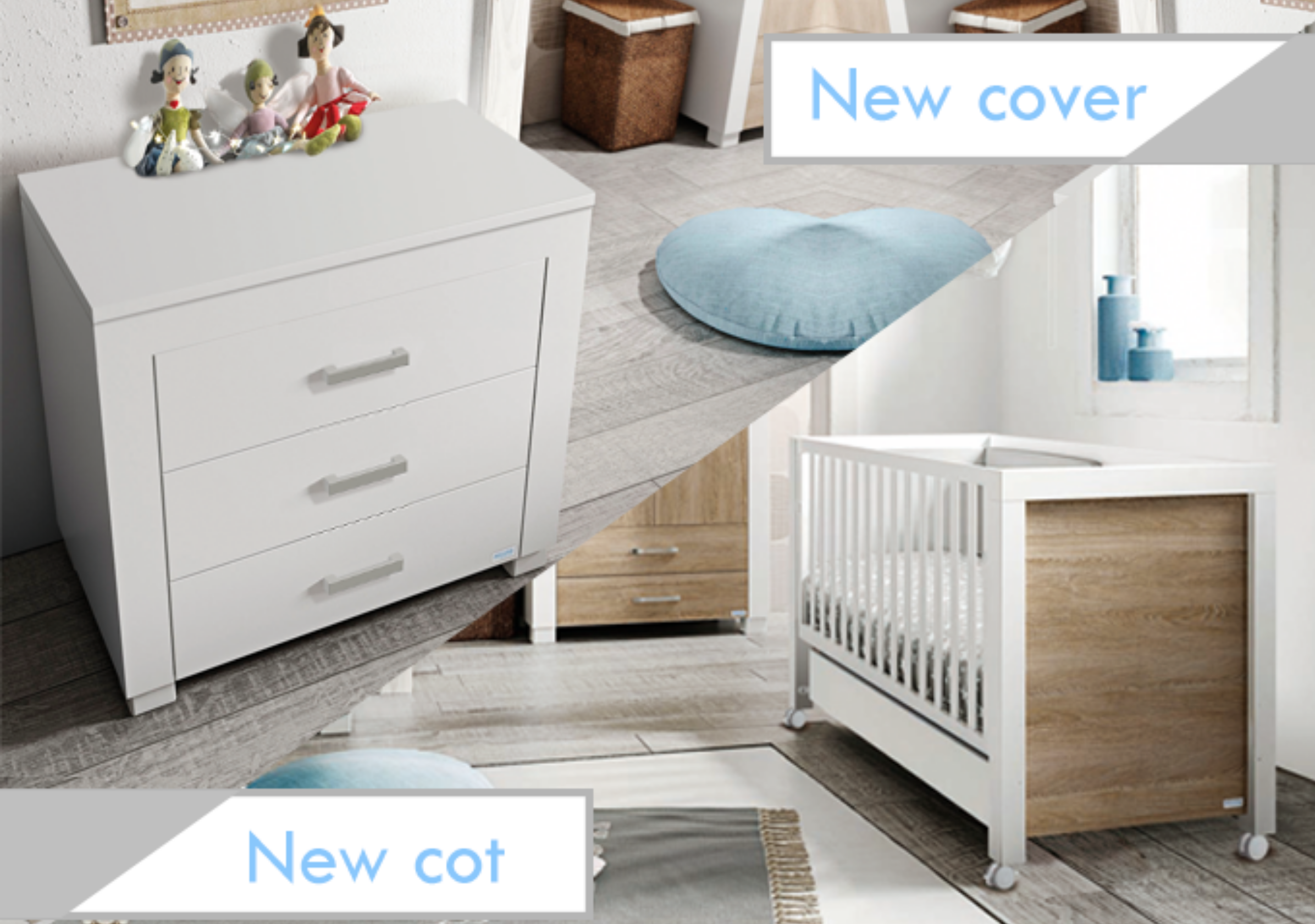 DUKE Collection: New cot and new cover 4408 Micuna