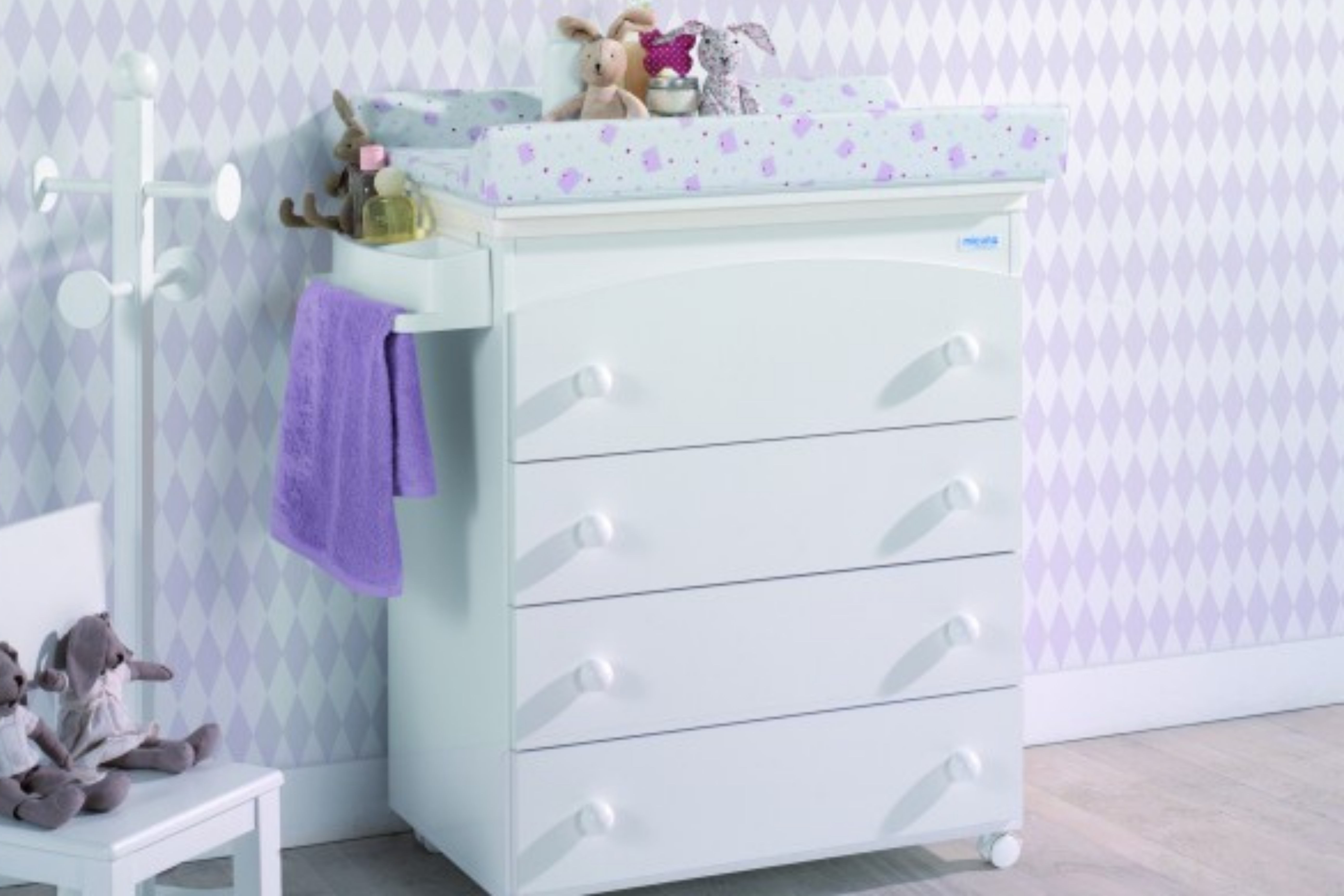 Bañeras infantiles con cómodas, ejemplo de mobiliario infantil útil 5105 Micuna