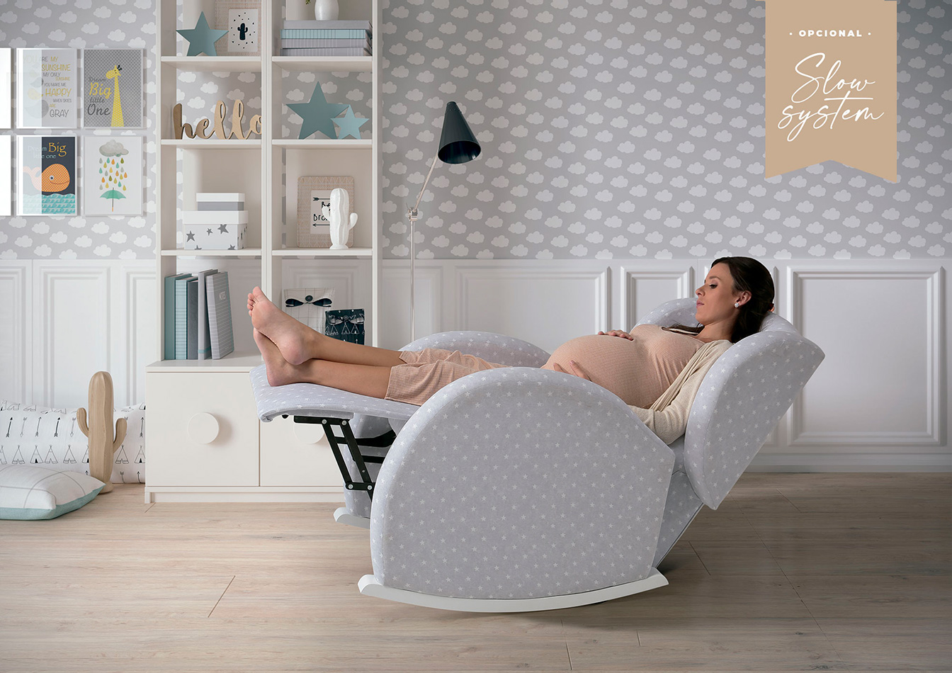 Mecedora-Flor-2-in.jpg Mecedora lactancia Flor Slow System - Estrellas 4364 cunas y accesorios para bebé