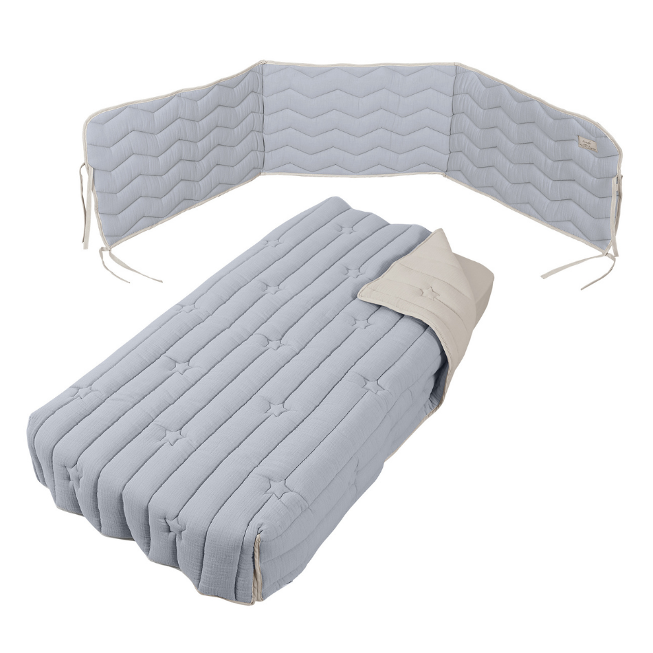 Nórdico + Protector Mousse 120x60 - Azul 8022 comprar cunas online