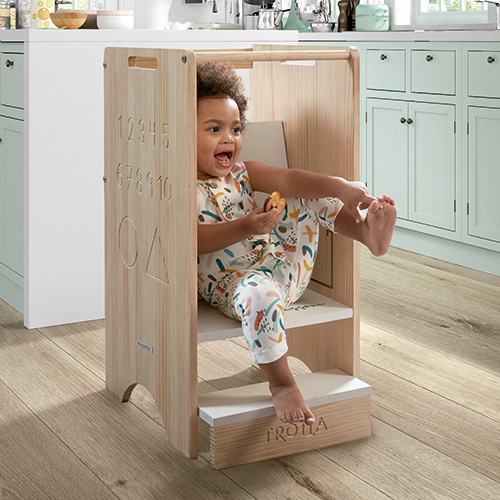 Micuna : Miroir Montessori  Micussori  - Blanc - 100% Green