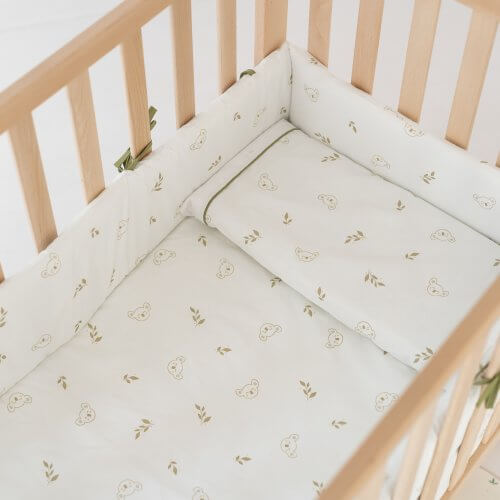 NewGreenLife Nórdico + Protector cuna 120x60